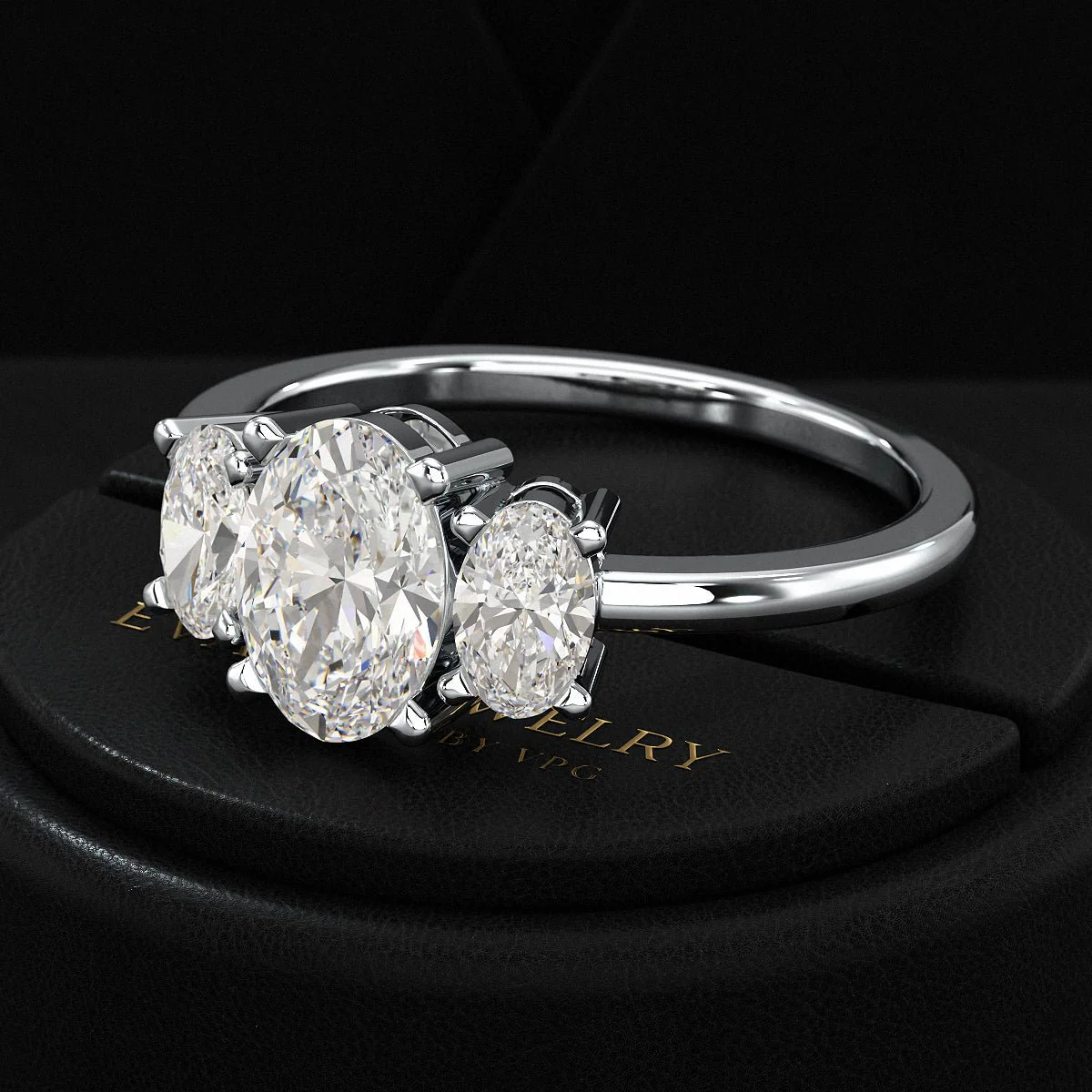 1.00 Carats Oval Cut Lab Grown Diamond Engagement Ring - Image 21