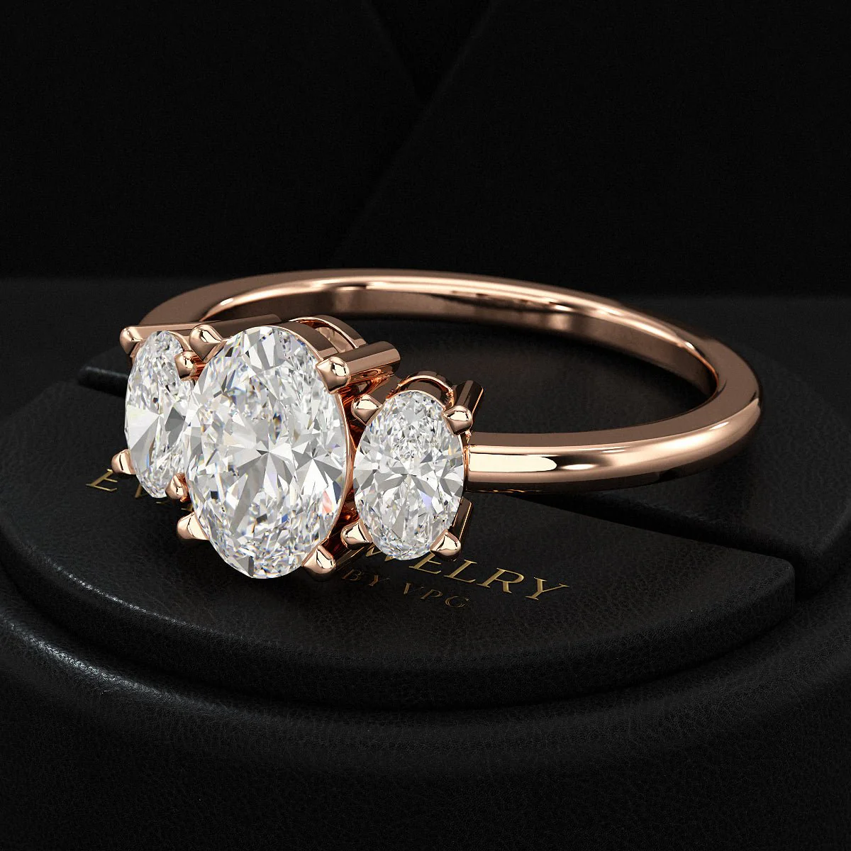 1.00 Carats Oval Cut Lab Grown Diamond Engagement Ring - Image 25