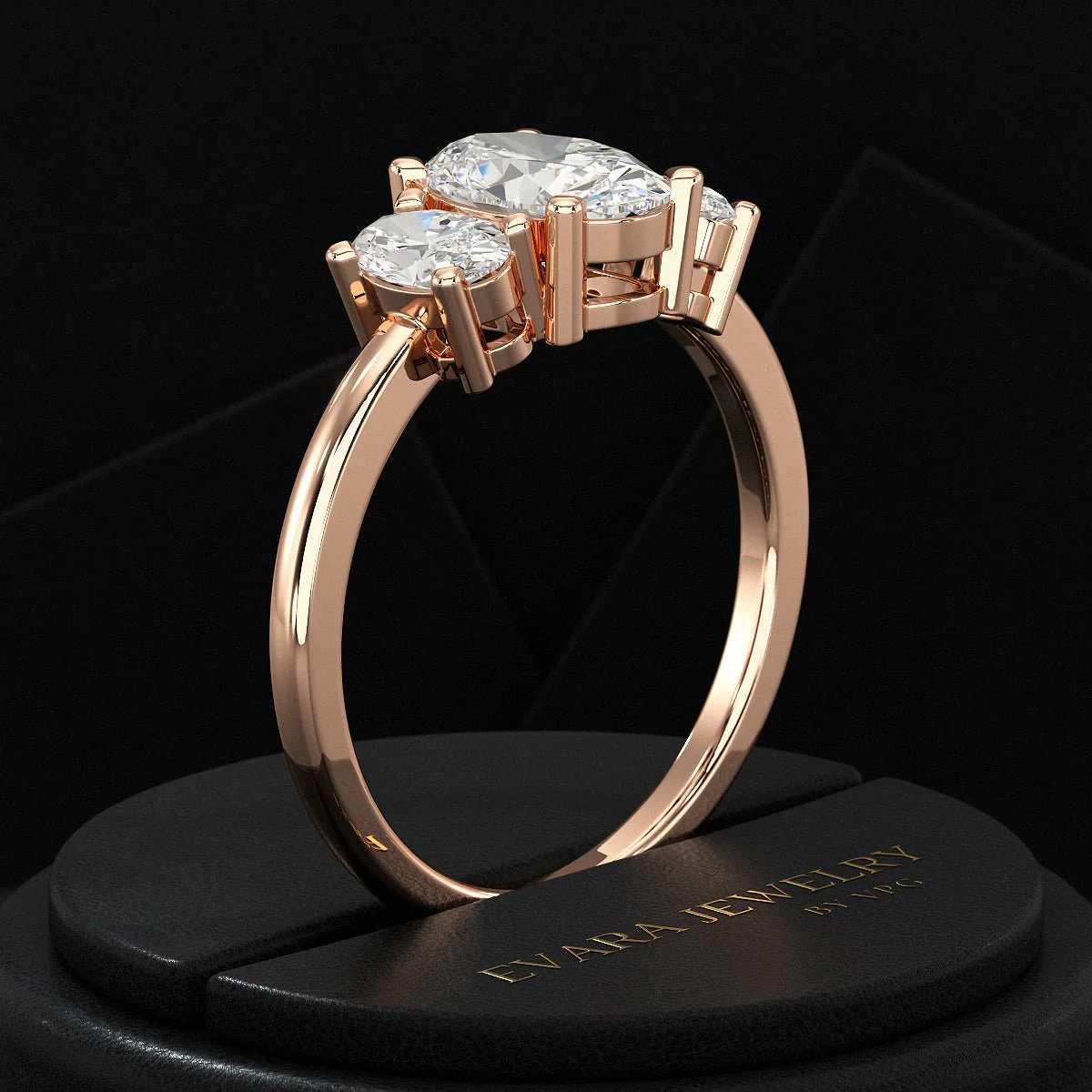 1.00 Carats Oval Cut Lab Grown Diamond Engagement Ring - Image 26