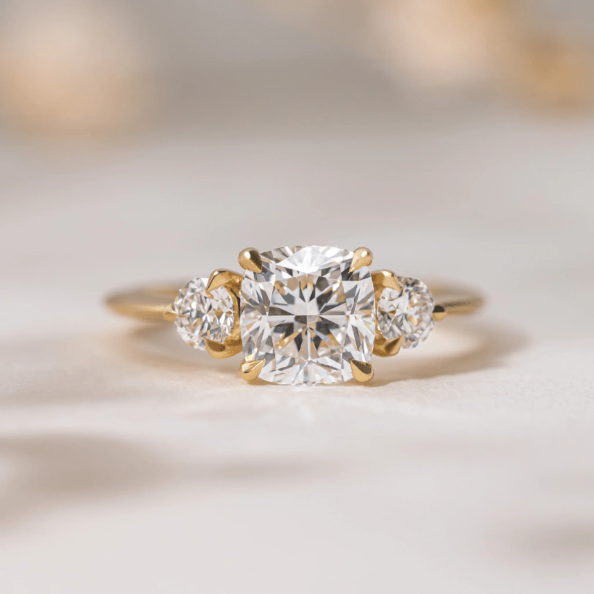 1.50 Carat Cushion Cut Diamond Engagement Ring - Image 7