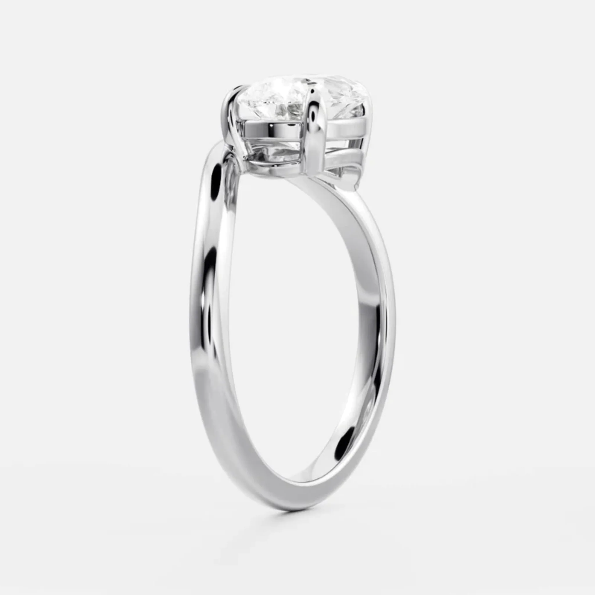 1.50 Carat Pear Cut East West Engagement Ring - Image 15