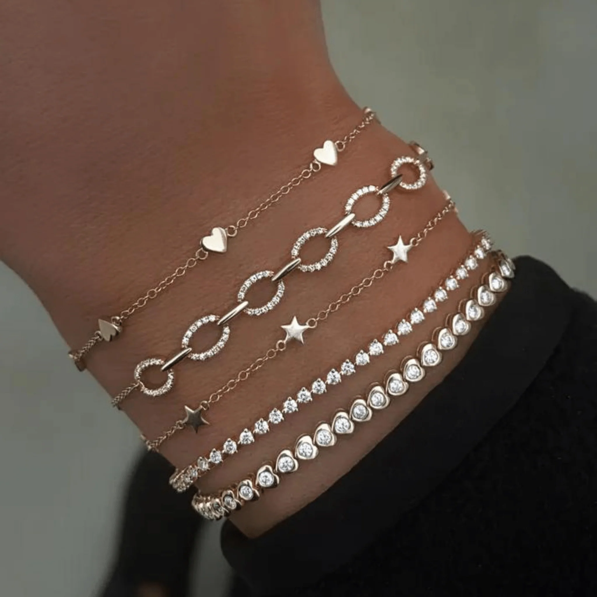 1.70 Carats Three Prongs Dainty Diamond Tennis Bracelet - Image 2