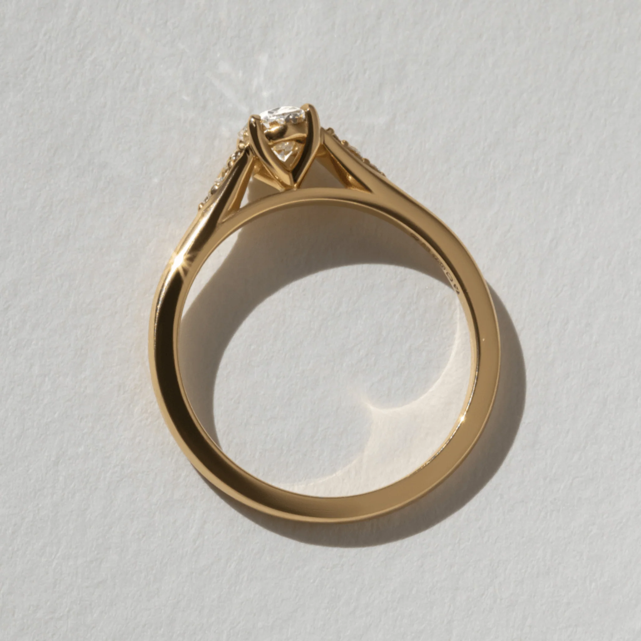 1 Carat Oval Diamond Art Deco Statement Ring - Image 6