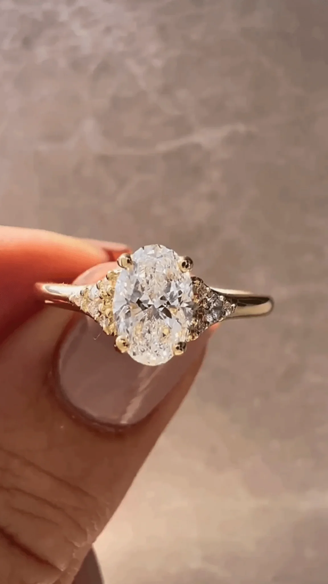 1 Carat Oval Diamond Art Deco Statement Ring - Image 9