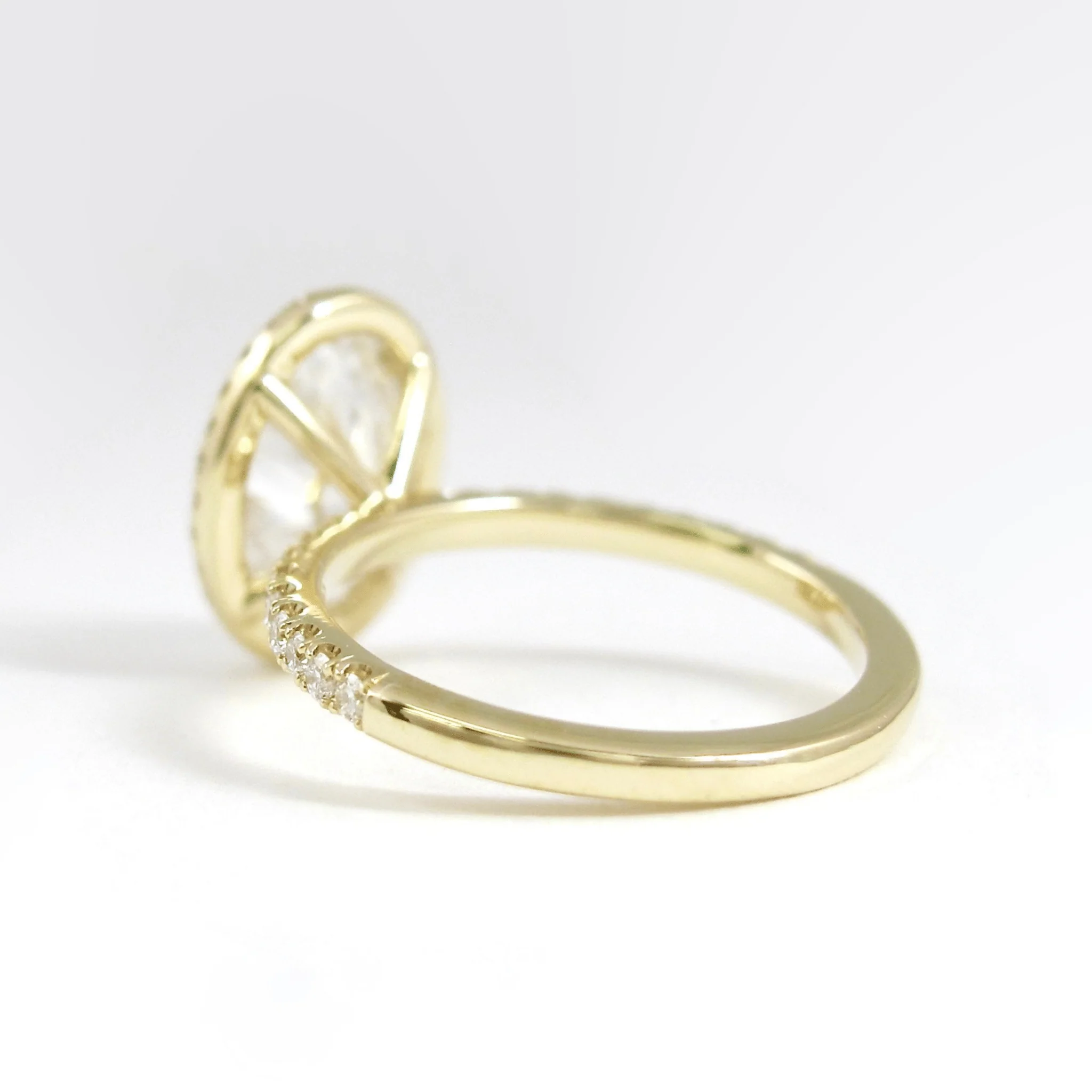 2 Carat Oval Cut Classic Halo Engagement Ring - Image 11