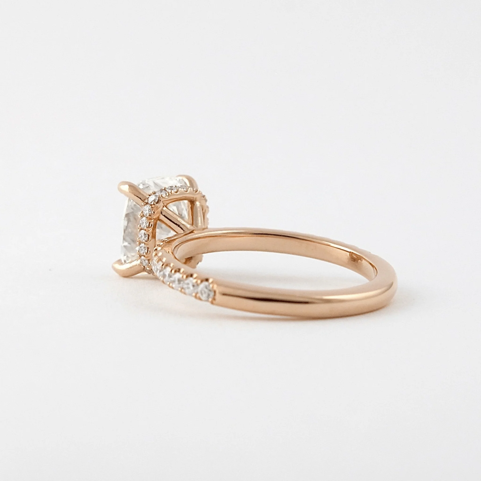 2 Carat Elongated Cushion Cut Diamond Engagement Ring - Image 13