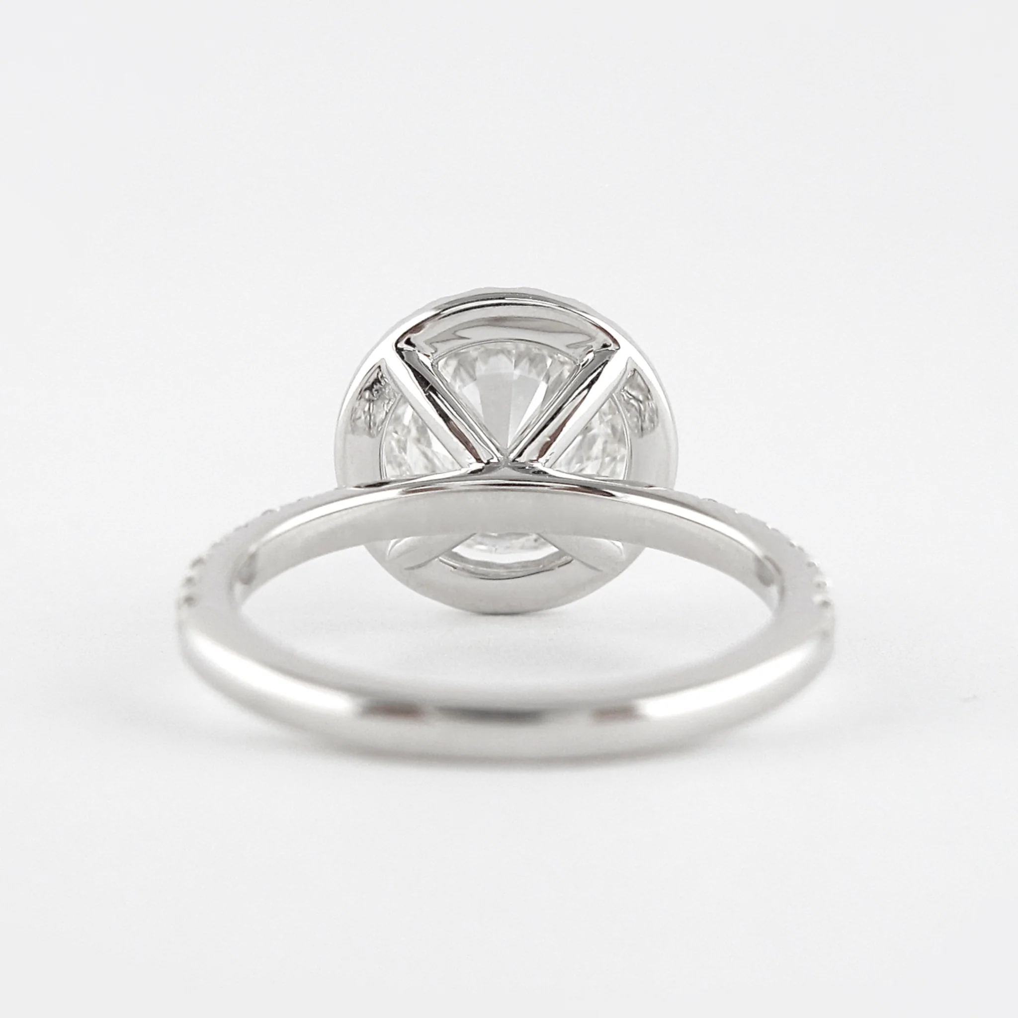 2 Carat Round Cut Halo Diamond Classic Engagement Ring - Image 12
