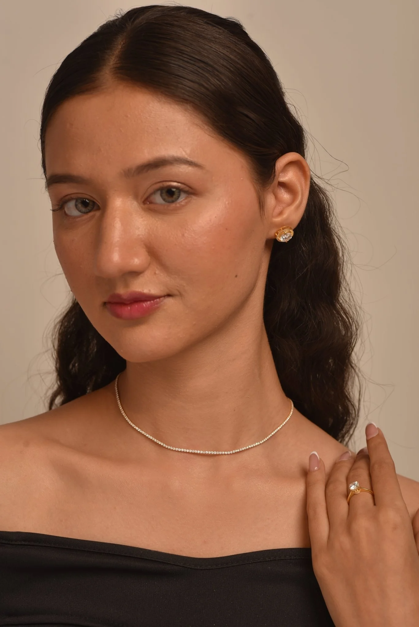 Luxury Diamond Tennis Necklace - 14K/18K White Gold Lab Grown Diamond Choker - Image 8