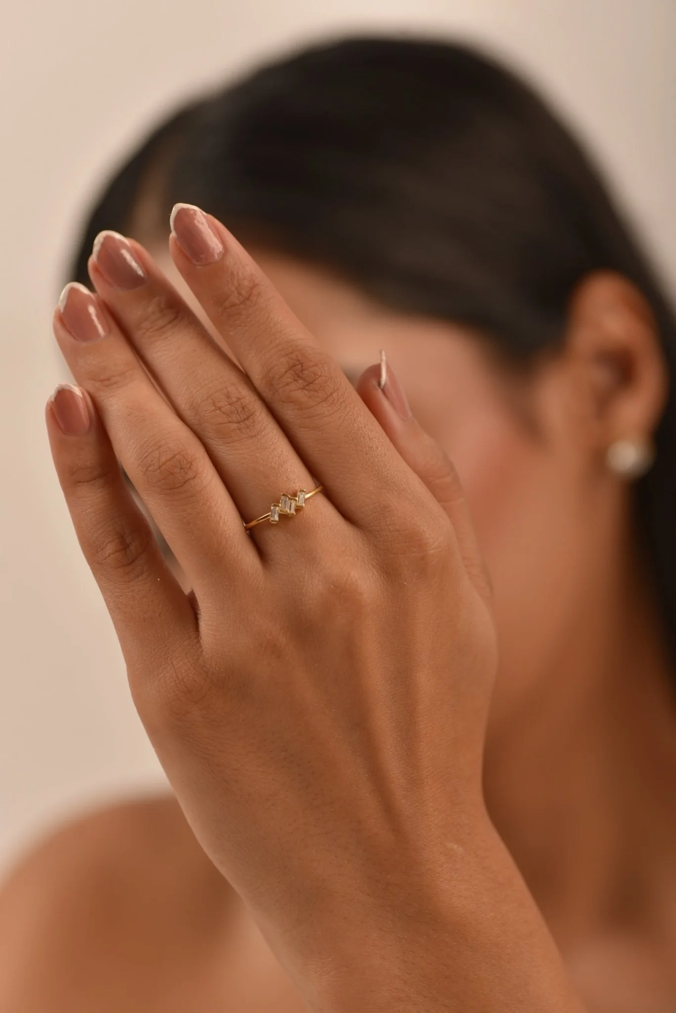 Tilted Baguette Diamond Ring - Image 6