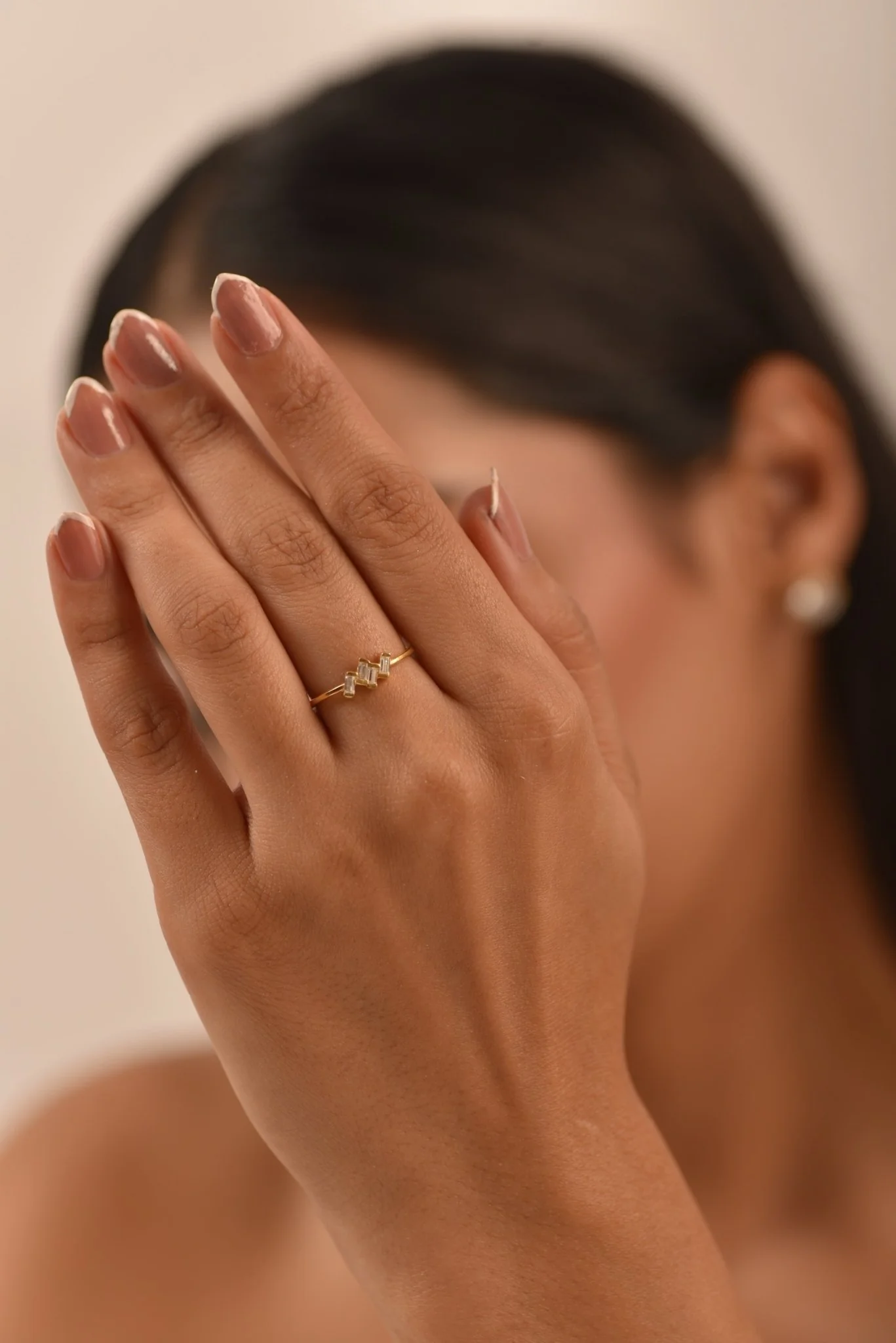 Tilted Baguette Diamond Ring - Image 8