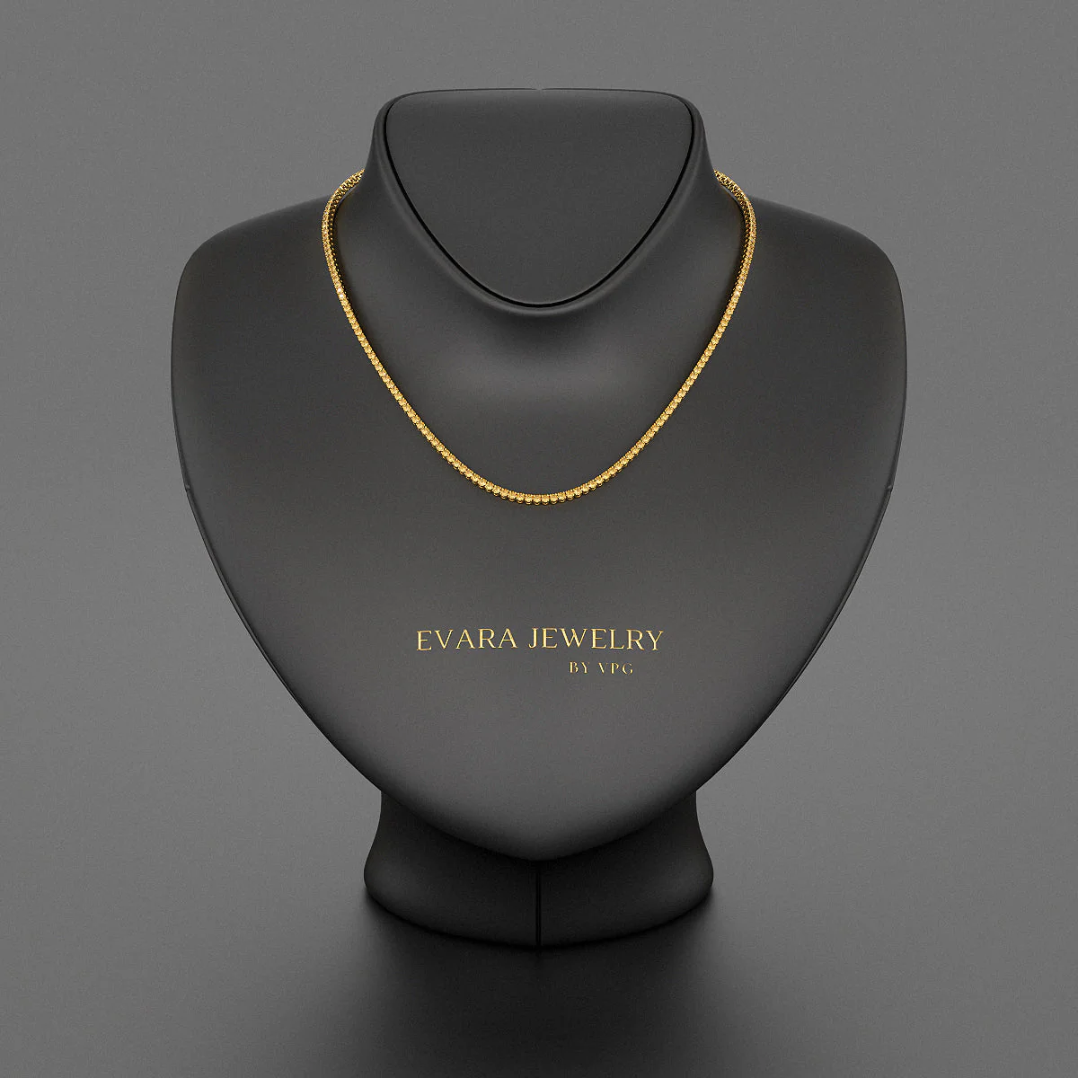 Yellow Sapphire Tennis Necklace in 14K/18K Yellow Gold - Image 6