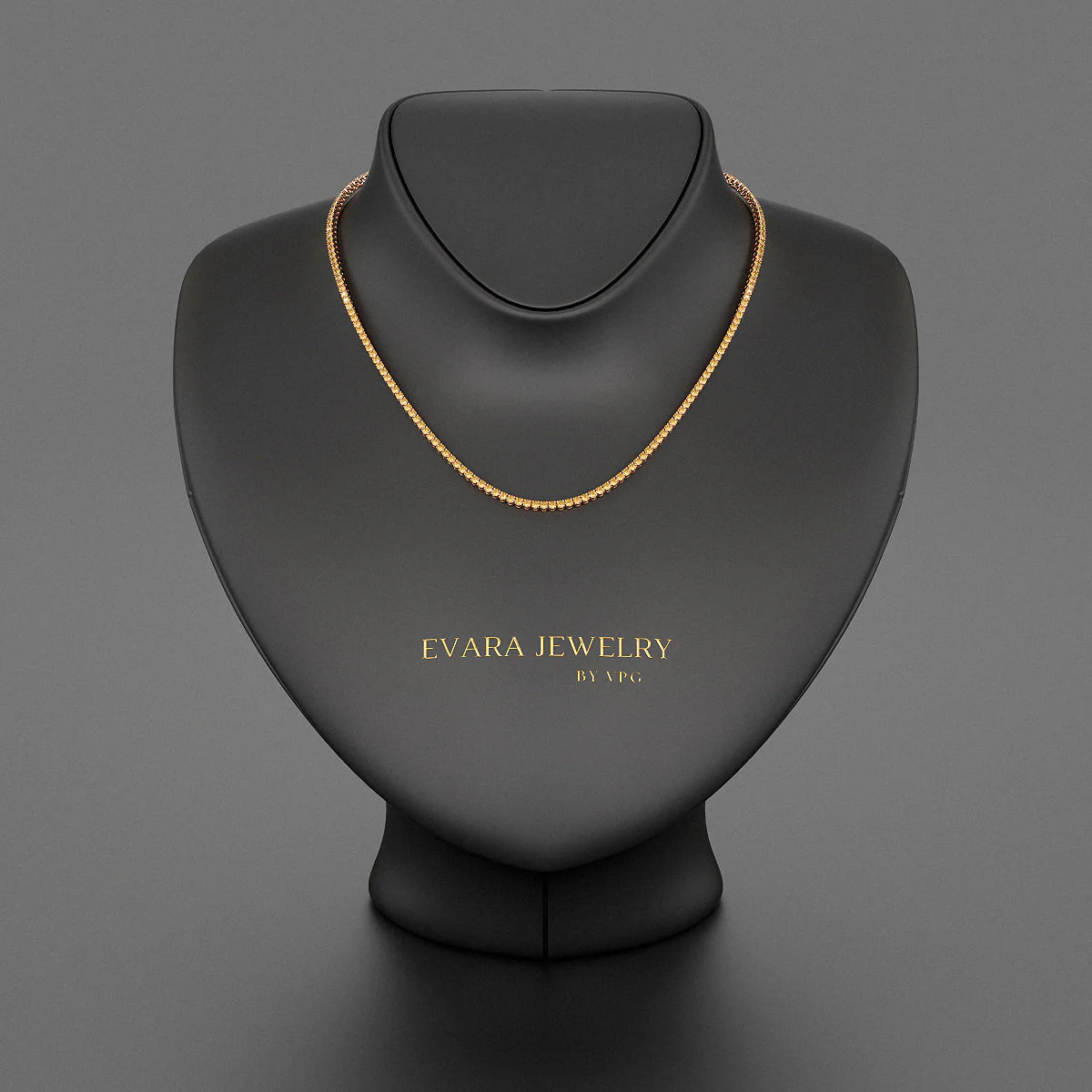 Yellow Sapphire Tennis Necklace in 14K/18K Yellow Gold - Image 8